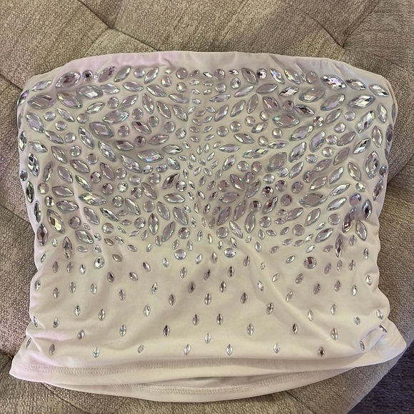 Windsor Tops Sparkly Tube Top Poshmark